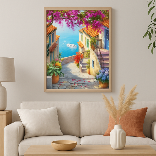 Peinture à numéro - Port du sud